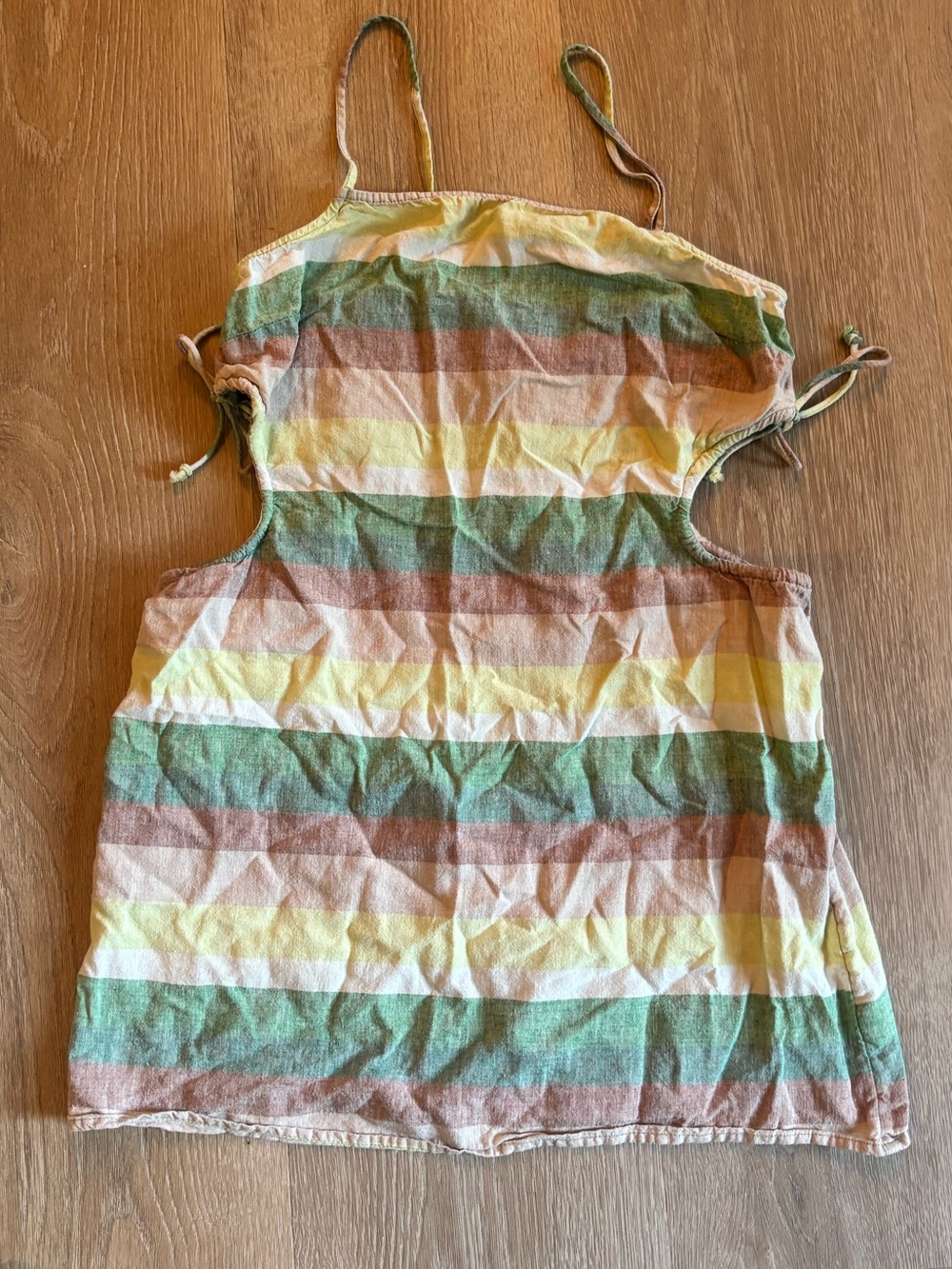 aerie Multicolor Striped Cutout Camisole